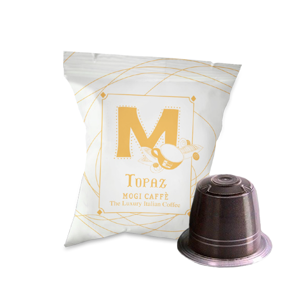 Topaz Coffee Capsules (Nespresso Compatible) 100pcs by Mogi Caffe