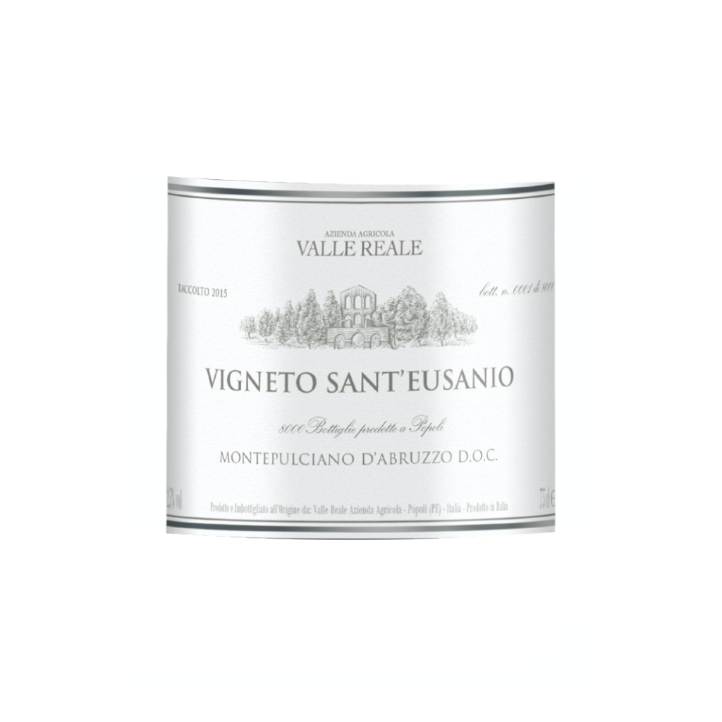 Montepulciano d'Abruzzo 'Vigneto Sant'Eusanio' DOC 2017 750ml Label